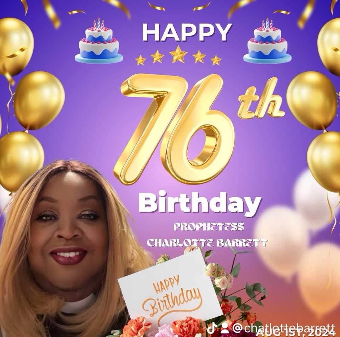 Prophetess Charlotte Birthday